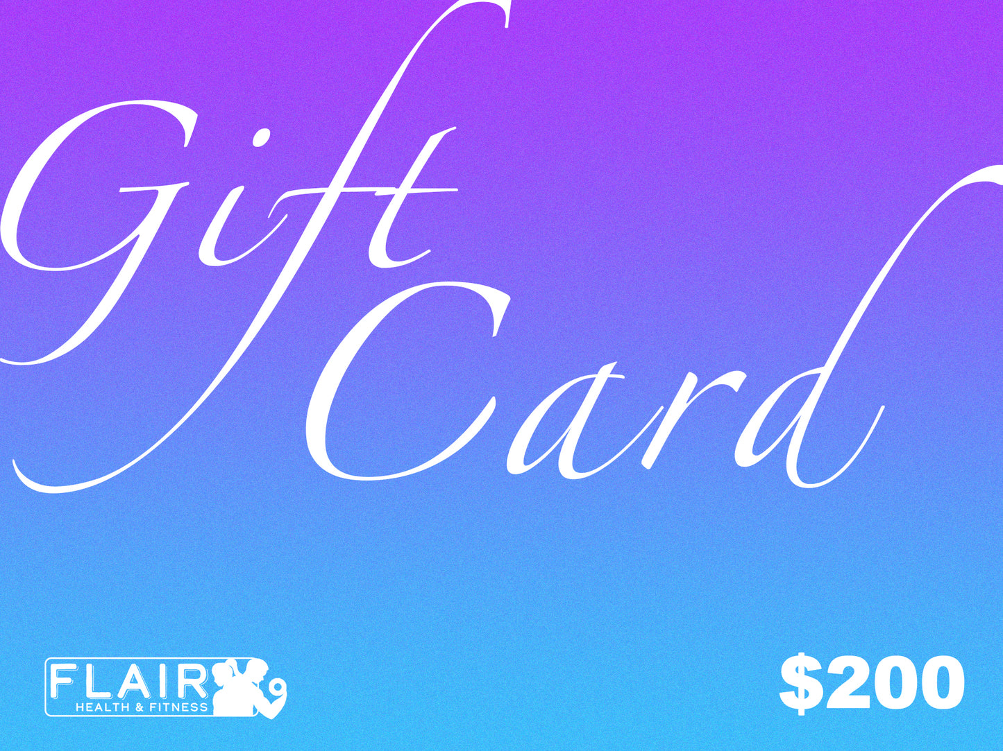 Flair Health & Fitness Gift Card!